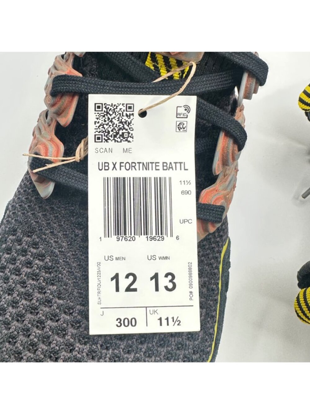 Men's Adidas Fortnite x Adidas UltraBoost 1.0 Battle Bus Size 12 Black JQ0718 - Picture 9 of 10